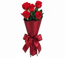 Букет 5 Красных роз Эдлесс Лав в Губарево