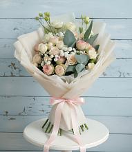 Букет цветов из:  Розы и Лизиантусы #REPLACE_PRED# Губарево