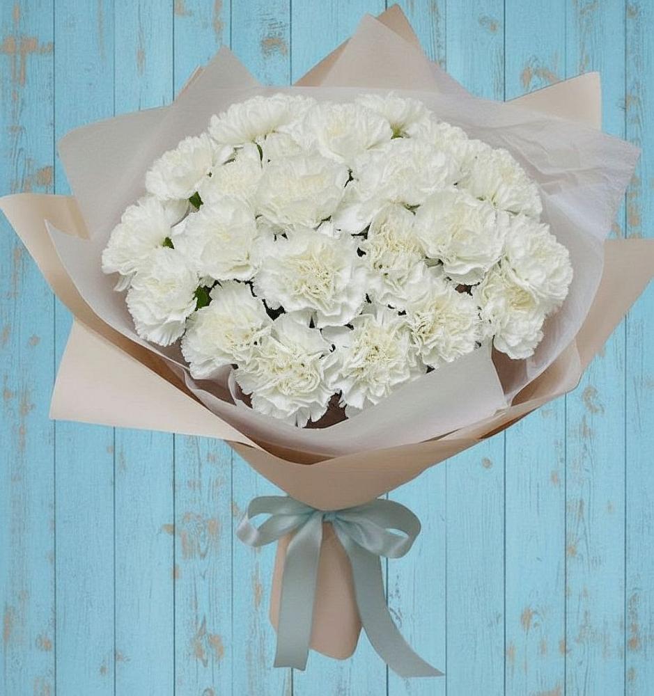 Букет цветов из: Гвоздики в Губарево