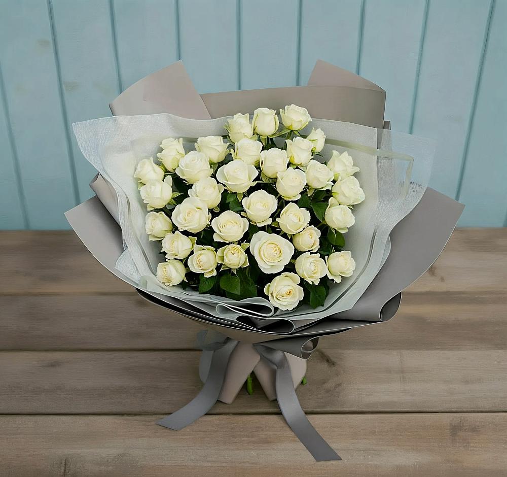 Букет Белоснежная нежность в Губарево