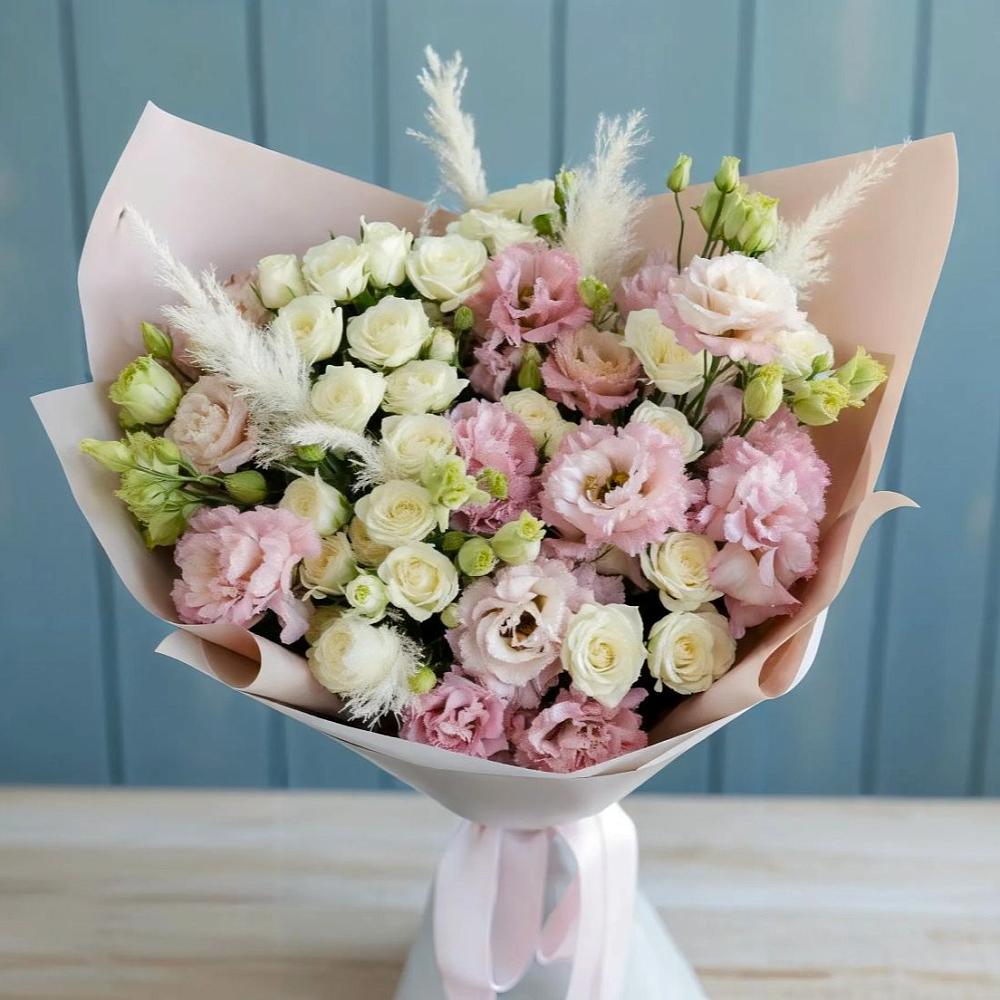 Букет цветов из: Альстромерии и Розы в Губарево