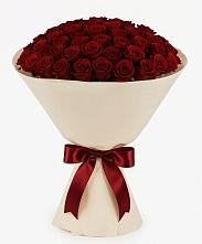 Букет 101 Бордовая роза Блэк Бакарра в Губарево
