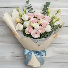 Букет цветов из:  Лизиантусы в Губарево