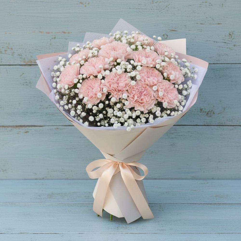 Букет цветов из: Гвоздики в Губарево