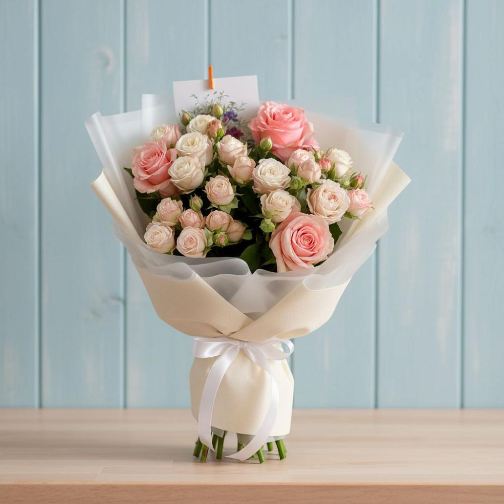 Букет цветов из: Розы в Губарево