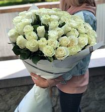 Букет 35 Белых роз #REPLACE_PRED# Губарево