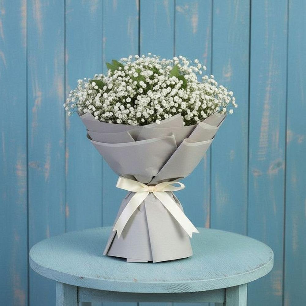 Букет цветов из: Гипсофила в Губарево