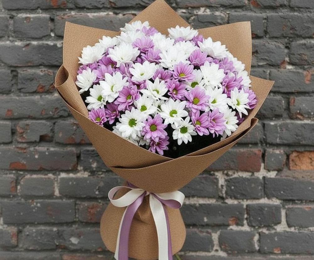 Букет цветов из: Хризантемы в Губарево