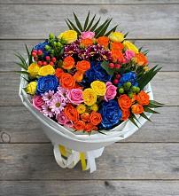 Букет цветов из:  Розы и Хризантемы в Губарево