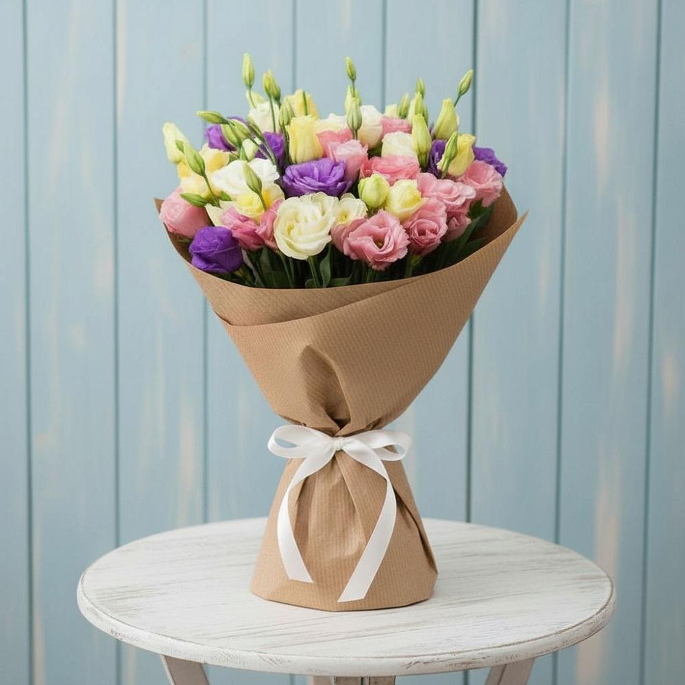 Букет цветов из: Лизиантусы в Губарево