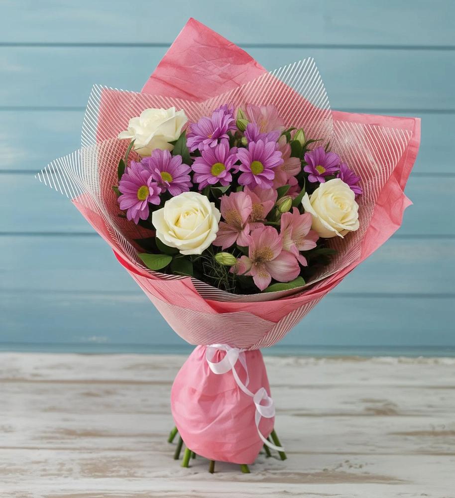 Букет цветов из: Герберы в Губарево