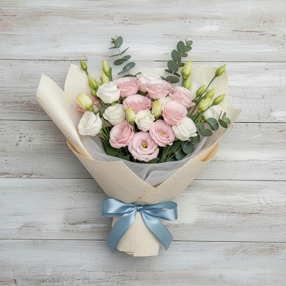 Букет цветов из: Лизиантусы в Губарево